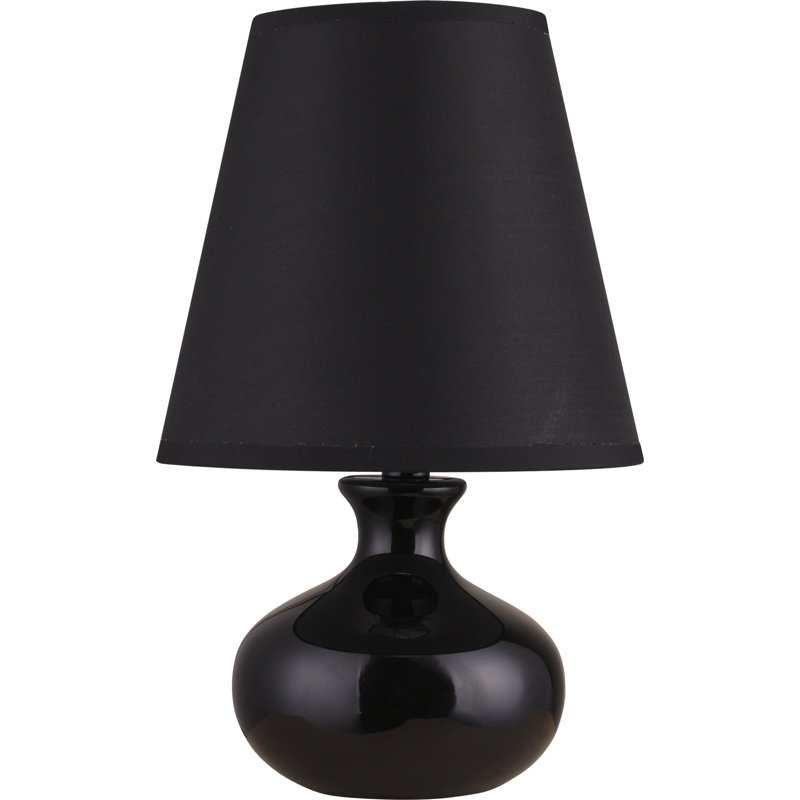 Lampe de table 12 po Leavenworth, Noir