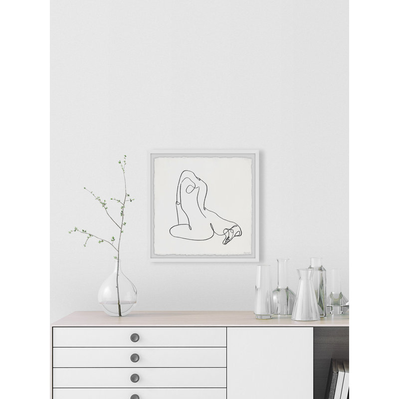 Stretching - Single Picture Frame Print, 45cm H x 45cm W x 3.81cm D