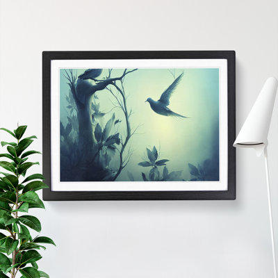 Beguiling Dove Bird - Single Picture Frame Print