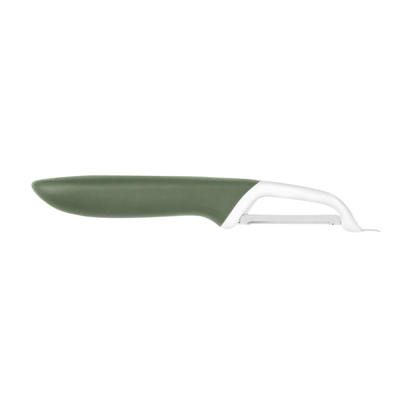 Éplucheur de précision Tovolo, antidérapant, pointe en acier inoxydable, lavable au lave-vaisselle, thym, Vert