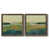 Encadré de bois de noyer
