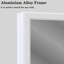 Miroir de salle de bain 48 po x 32 po à cadre blanc, à l'épreuve de la lumière, facile à monter pour la chambre à coucher, le salon, options de montage polyvalentes disponibles, miroir de chambre à coucher 48 po x 32 po vertical ou horizontal avec cadre en aluminium-130489035-130489036