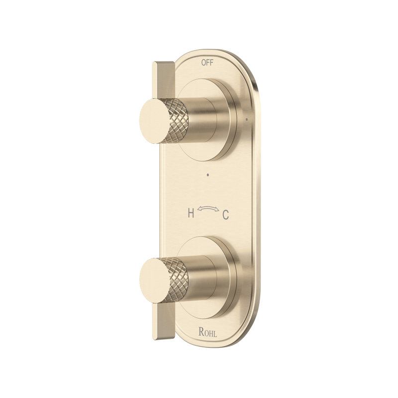 Ignacio 1/2" Thermostatic Trim With Diverter, Satin Nickel