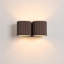 Aura Aluminium Flush Mounted Sconce-7287301-7287305-7287348