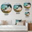 Horloge murale Coastal Horizons IV-93383365