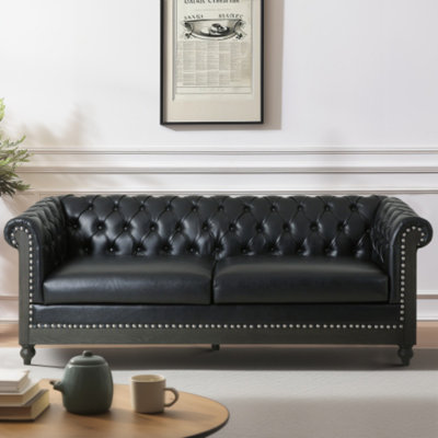 Canapé Chesterfield 3 places Anduin