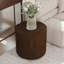 Table d'appoint intérieure ronde 19,29 po H, tabouret de jardin moderne en grain de bois, robuste MGO (oxyde de magnésium) imperméable, table sans assemblage pour patio, jardin, cour arrière, salon-1910883758