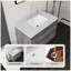 Meuble-lavabo flottant de 30 po avec lavabo, porte à fermeture douce, comptoir et dosseret en marbre de culture blanc de 2 po Carrara, contreplaqué, gris-131655262-131655264