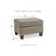 Fauteuil et repose-pieds Denegal