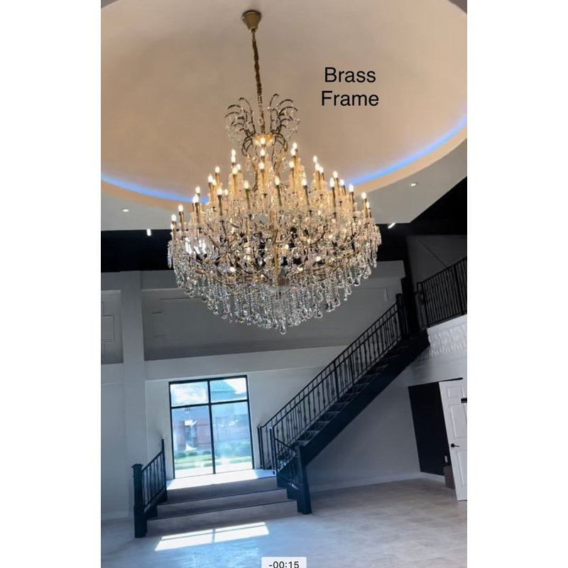 66 - Light Dimmable Chandelier, Chrome