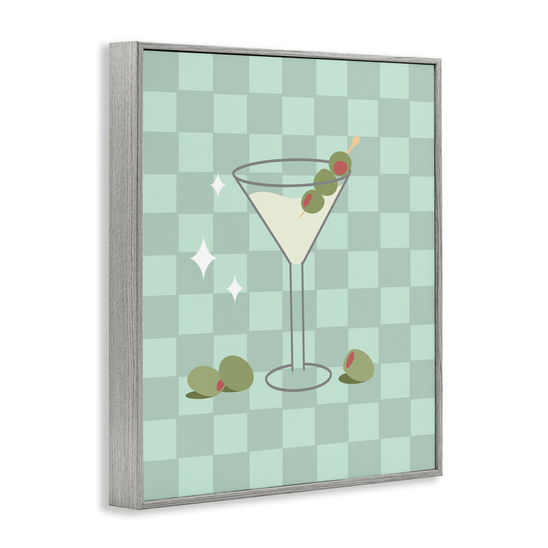 Art à giclée à carreaux Martini par Anna Quach, Estampe numérique Farmhouse, H 30 po x l 24 po