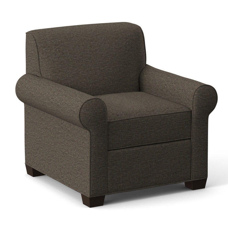 Finn Upholstered Armchair, Cafelle, Elliot Caribou