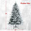 Arbre de Noël enneigé 4,5 pi.-838026506