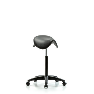Adjustable Height Ergonomic Lab Stool with Wheels