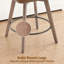 Tabouret de comptoir pivotant 26 po Kishmat-643635081