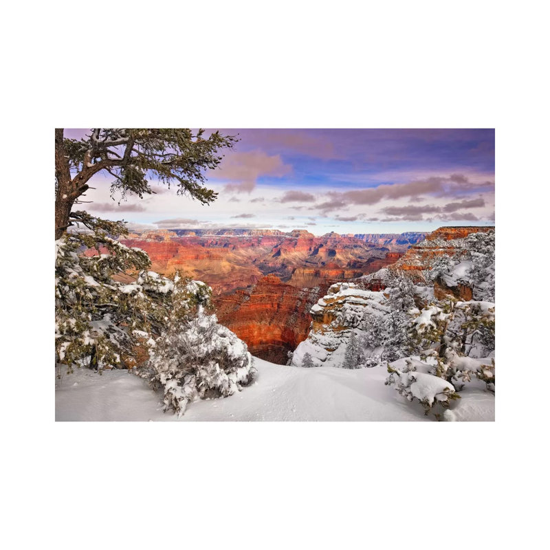 Snowy Grand Canyon II 1 Piece Wrapped Canvas Wall Art, 66.04 cm H x 45.72 cm W x 3.175 cm D