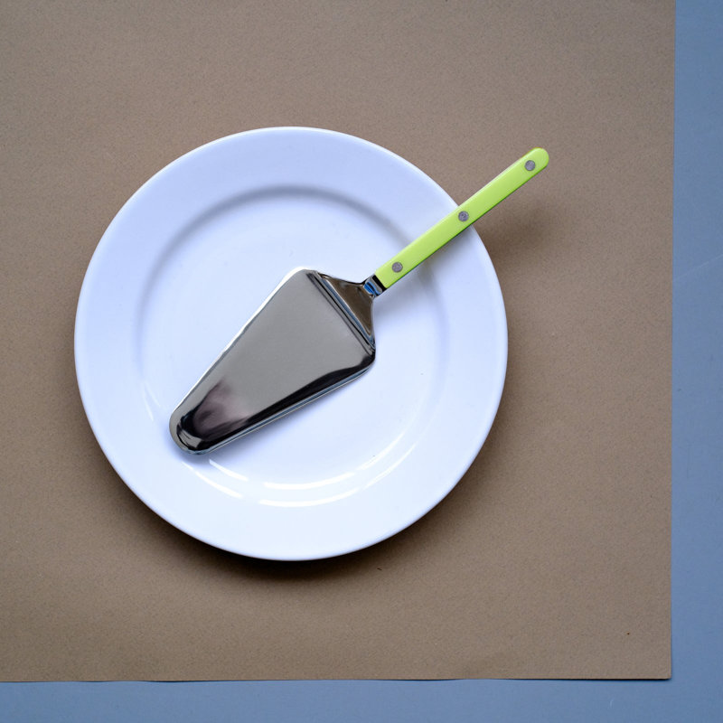 Bistrot Solid Cake Server, Lime