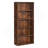 5 Tiers Narrow Bookshelf, 53 In Wooden Open Bookcase With Height-Adjustable Shelf, Freestanding Tall Display Storage Floor Bookcase Bookshelf For Library, Bedroom, Living Room, Office, Brown
