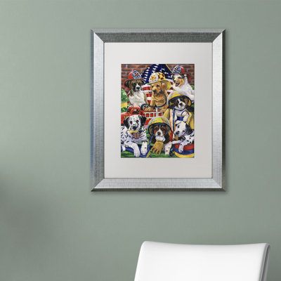 'Helpers' Framed Graphic Art on Canvas