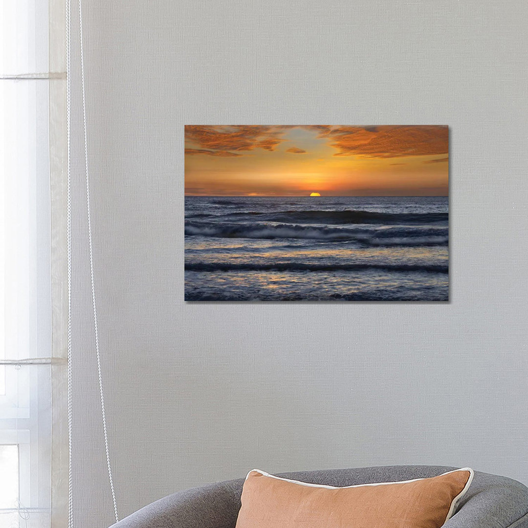 Sunset, Playa Langosta, Guanacaste, Costa Rica by Tim Fitzharris - Wrapped Canvas Print