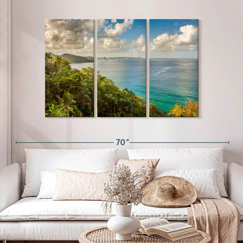 Gillard Grenada Lagoon, 32" H x 50" W