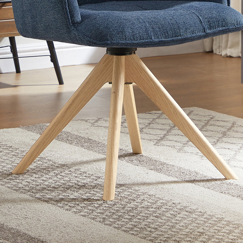 Task Chair, Blue Fabric