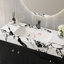 Meubles-lavabos spacieux avec rangement (incluant le meuble et le lavabo), salle de bain moderne en marbre et bois de 91 cm (36 pouces).-2065294867