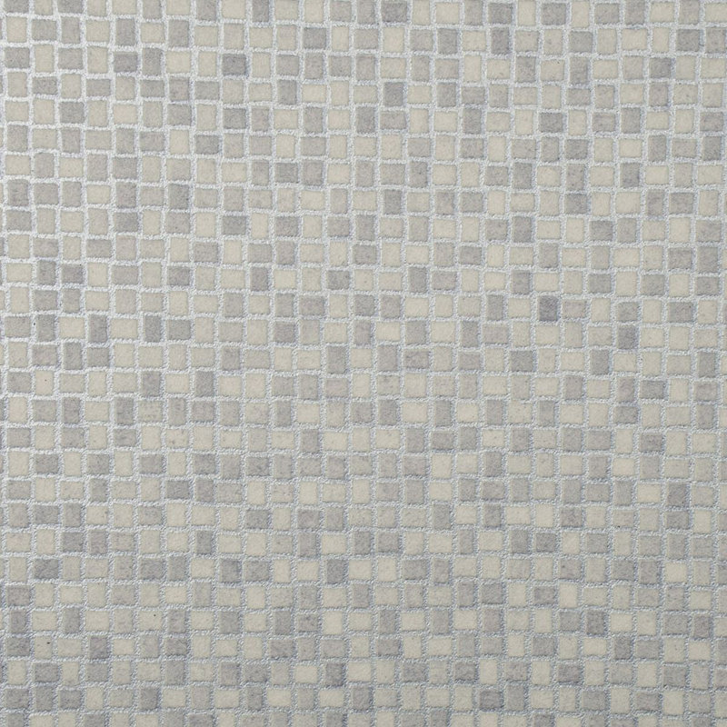 Non Slip Stone Effect White Silver Vinyl Flooring For LivingRoom, Kitchen, 2.8mm Cushion Backed Vinyl 400cm X 100cm
