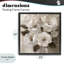 Cadre flottant ivoire fleur boisseau, design par Nan-1121879979-1121879983