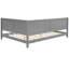 Lit de jour double en bois / gris - Mid-Century moderne avec fonction de soutien Design classique Durabilité-519249090-519249100