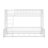 Metal Twin XL Over Queen Bunk Bed With With Ladder And Safety Guardrails-1079065071
