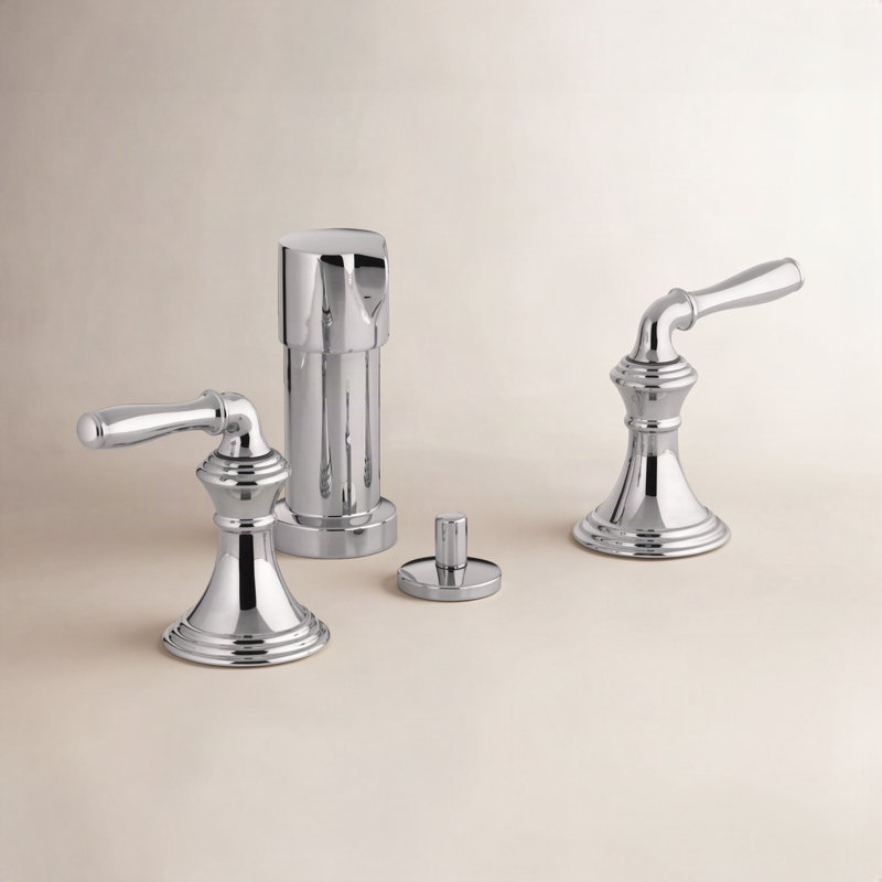 Devonshire Vertical Spray Bidet Faucet, Polished Chrome