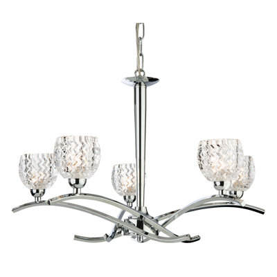Maple 5 - Light Shaded Chandelier