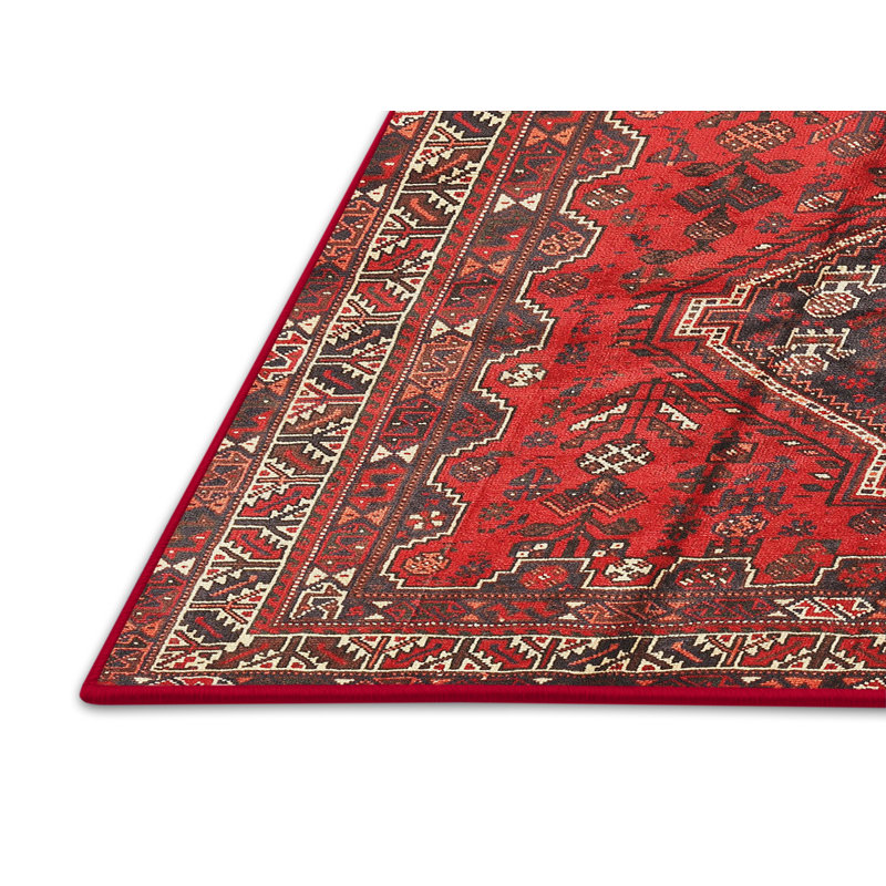 Tapis rouge à motif sud-ouest, Rectangle 5 pi x 7 pi