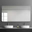 Miroir de salle de bain pour salle de bain à fixation murale