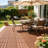 Plastic interlocking decking tiles, 44 packs of terrace decking tiles-132285236
