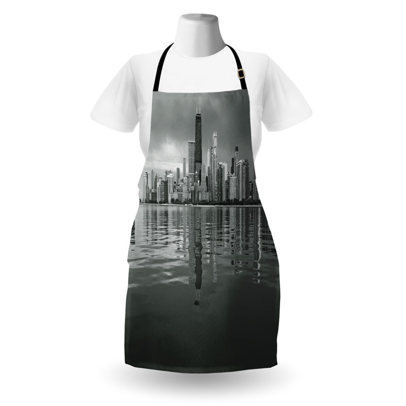 No Pattern Bib Apron