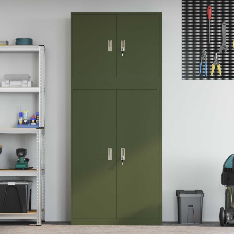 Storage Cabinet, Olive Green