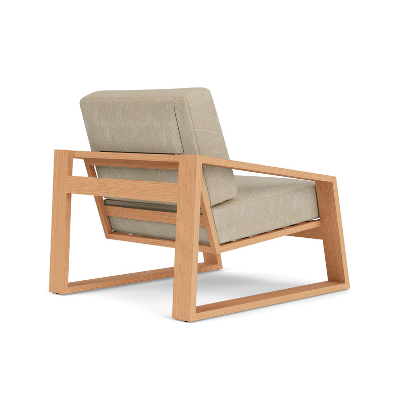 Pursuit Outdoor Lounge Chair, Laurel Ecru