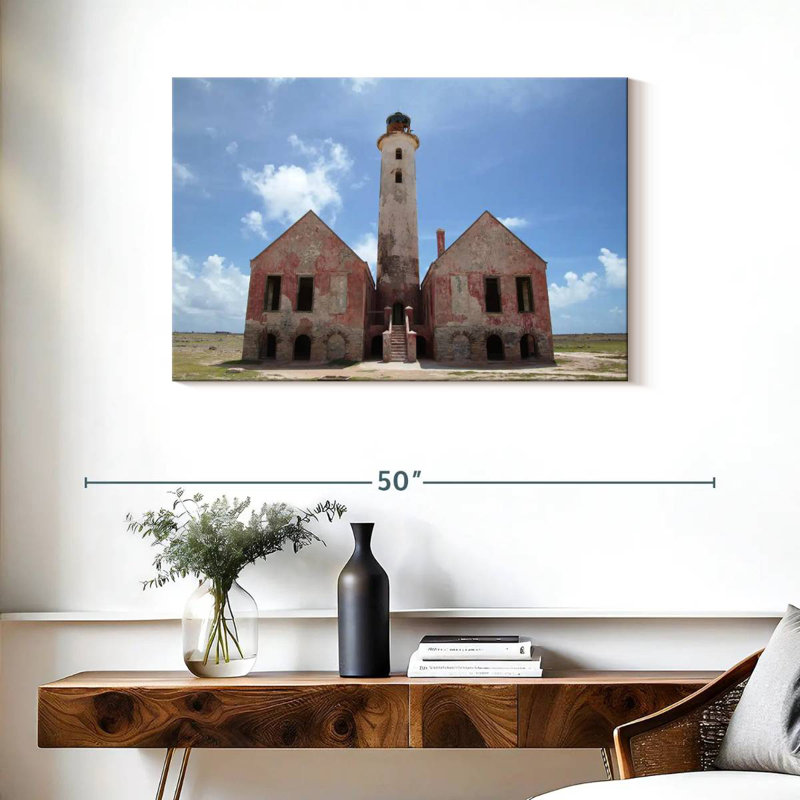 Little Curacao Lighthouse, 24" H x 36" W