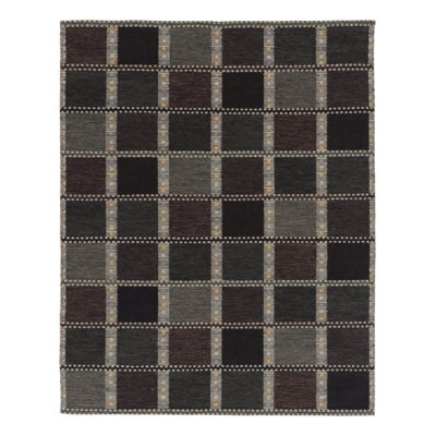 Scandinavian Wool Geometric Area Rug