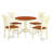 Slattery 2 - Person Solid Wood Top Pedestal Dining Set-2040082902-2040086056-2040086057