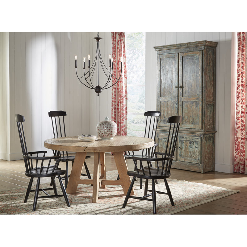 Henry Round Pine Dining Table