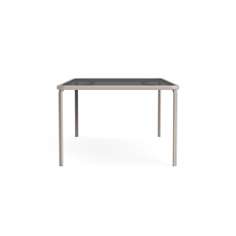 Kantan Outdoor Dining Table, Dove Smooth