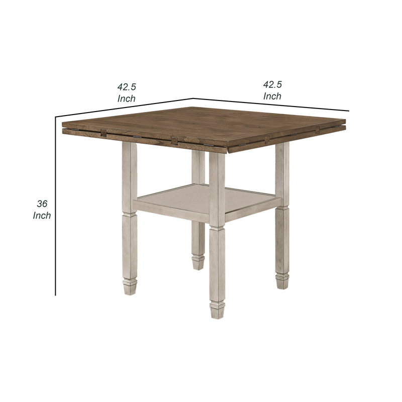 Table de salle à manger à hauteur de comptoir everalda