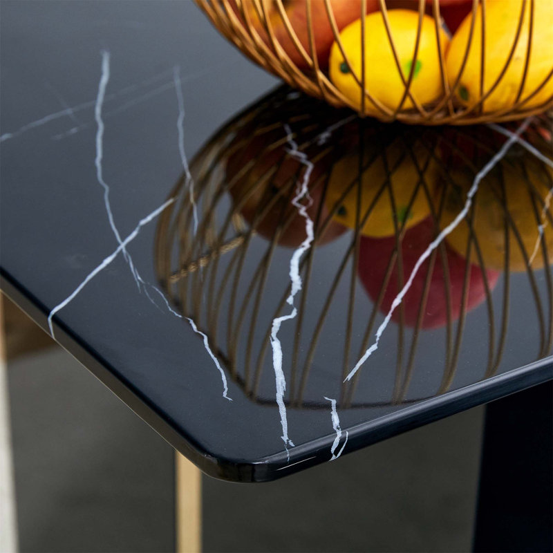 Ensemble de table à manger en verre trempé Howlett, 7