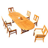Osborne Outdoor 7 - Piece Teak Dining Set