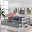 Lit plateforme moderne avec deux tiroirs-1691657387