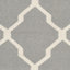 Tapis gris en laine et coton tissé à la main Rodgers-804109272