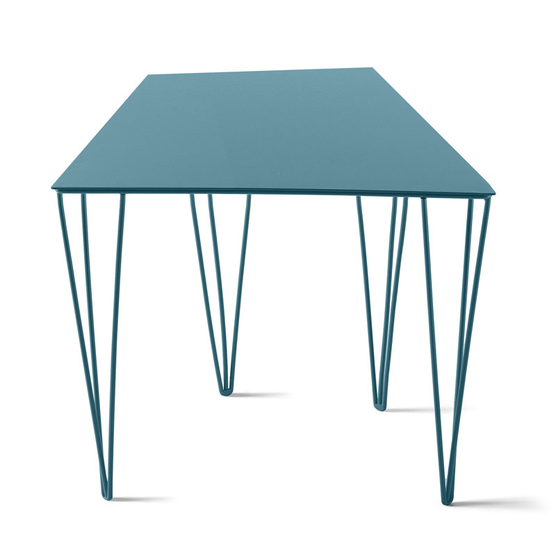 Tannum Coffee Table, 35 cm H x 48 cm L x 46 cm W, Turquoise Blue